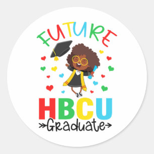 Toekomstige hbcu Afstudeerder Afstuderen hbcu Toek Ronde Sticker