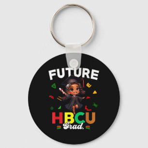 Toekomstige HBCU Afstudeerder Black History Month Sleutelhanger
