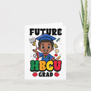 Toekomstige HBCU Afstudeerder Boy Black History Co Kaart