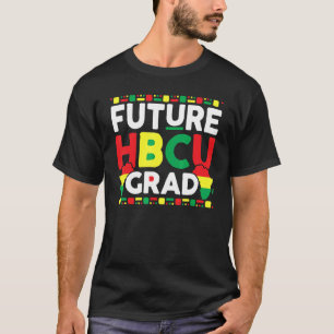 Toekomstige hbcu Afstudeerder Geschiedenis Zwarte  T-shirt