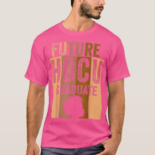 Toekomstige hbcu Afstudeerder Geschiedenis Zwarte  T-shirt
