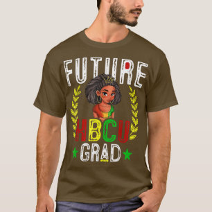 Toekomstige hbcu Afstudeerder Geschiedenis Zwarte T-shirt