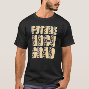 Toekomstige hbcu-Afstudeerder - Lopard-patroonvrou T-shirt