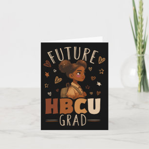 Toekomstige HBCU Afstudeerder Shirt - Afro Black G Kaart