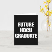 Toekomstige HBCU-Afstuderen Sticker Kaart (Gele Bloem)