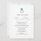 Toekomstige heer en mevrouw Engagement Party Kaart (Voorkant)