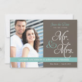 Toekomstige heer en mevrouw Save the Date (Voorkant)