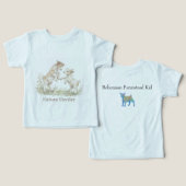 Toekomstige Herder Moeder en Ik T-shirt (Ontwerp Voorkant & Achterkant)