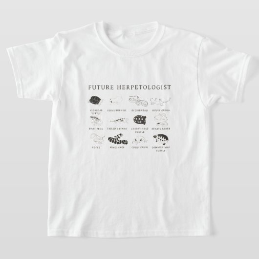 Toekomstige Herpetologist Graphic T-Shirt (Laagn)