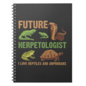 Toekomstige herpetoloog Reptile amhibians fan Kind Notitieboek (Voorkant)