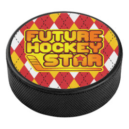 Toekomstige Hockey Star Ice Hockey Puck