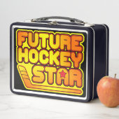 Toekomstige hockey Star Metal Lunch Box (In situ)