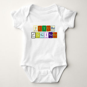 Toekomstige ingenieur-Baby-badpak Romper