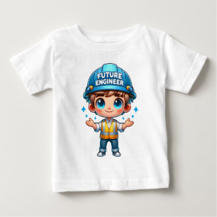 Toekomstige Ingenieur Kinder T-shirt - Schattige C