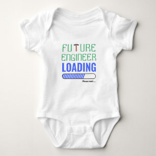 Toekomstige ingenieur Lading Funny Personalized Un Romper