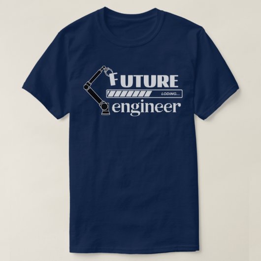 Toekomstige Ingenieur Ladingsbar Afstuderen Ingeni T-shirt (Design voorkant)