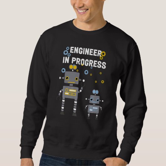 Toekomstige ingenieur Robotics Robot Engineer in P Trui (Voorkant)