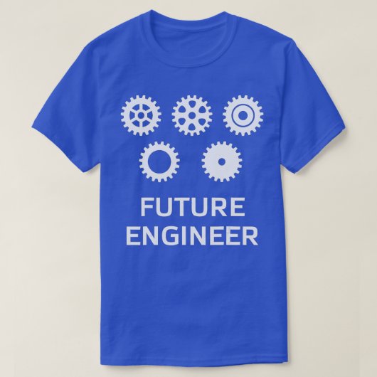 Toekomstige ingenieur voor kinderen en ns t-shirt (Design voorkant)