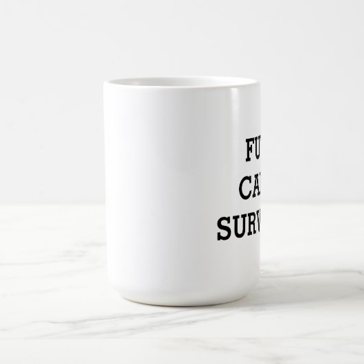 Toekomstige kankeroverleving voelt betere koffie-M Koffiemok (Center)
