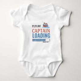 Toekomstige Kapitein Lading Funny Cute Personated Romper