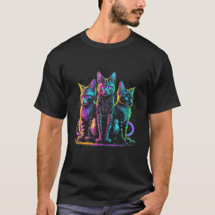 Toekomstige Katten Schattig Esoterisch Dier Huisdi T-shirt