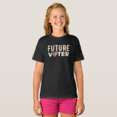 Toekomstige kiezer t-shirt (Voorkant volledig)
