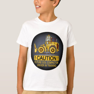 Toekomstige Kinder T-Shirt-driver van Soil Compact T-shirt