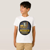 Toekomstige Kinder T-Shirt Truck Driver (Voorkant volledig)