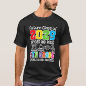 Toekomstige klas 2029 I Afstuderen I vijfde 5 T-shirt (Voorkant)