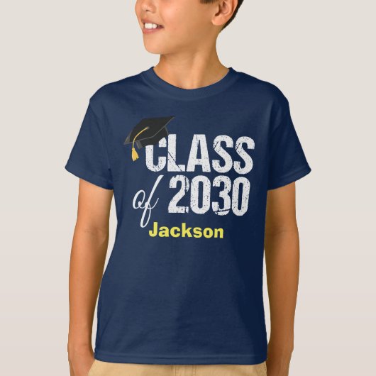 Toekomstige klas van 2030 Kindergarten Afstuderen  T-shirt (Voorkant)