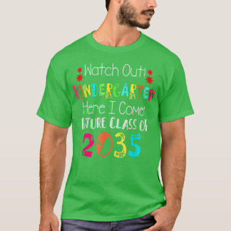 Toekomstige klas van 2035: Kindergarten hier I T-shirt