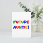 Toekomstige kledij- en tekenfilets briefkaart (Staand voorkant)