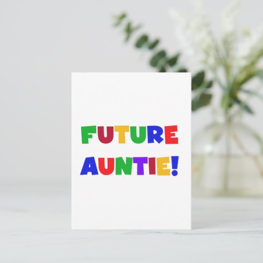 Toekomstige kledij- en tekenfilets briefkaart (Staand voorkant)