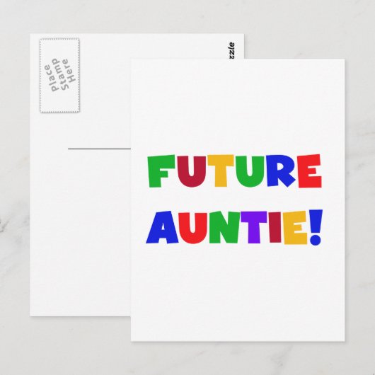 Toekomstige kledij- en tekenfilets briefkaart (Voorkant / Achterkant)