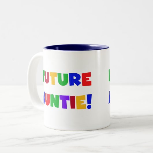 Toekomstige kledij- en tekenfilets tweekleurige koffiemok (Voorkant links)