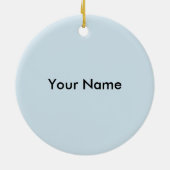 Toekomstige kleine Chef Keramisch Ornament (Achterkant)