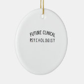 Toekomstige klinische psycholoog keramisch ornament (Rechts)