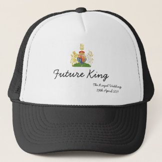 Toekomstige koning - Fun Royal Wedding souvenir pe Trucker Pet