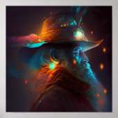 Toekomstige kunst - durch KI-generierte Kunst! Poster (Voorkant)