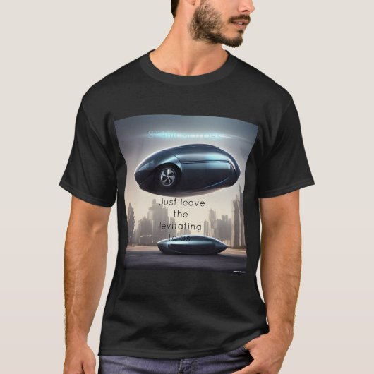 Toekomstige lageauto en T-shirt (Voorkant)