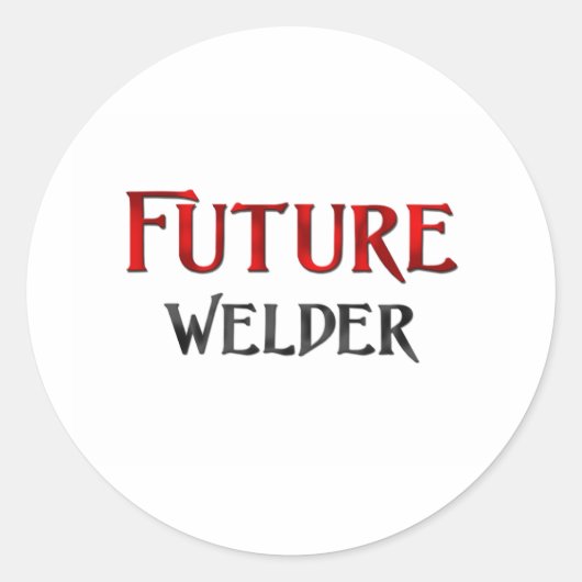Toekomstige lasser ronde sticker (Voorkant)