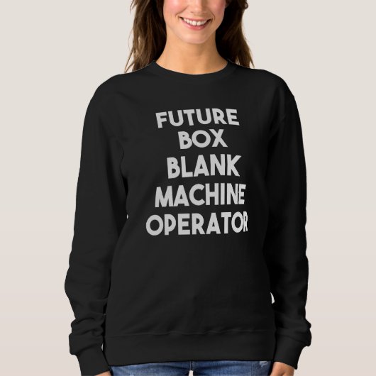 Toekomstige lege machine-operator trui (Voorkant)