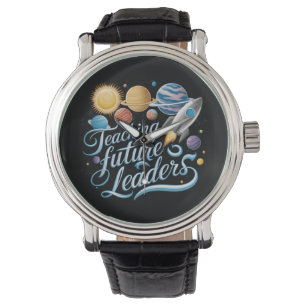 Toekomstige Leiders Leren Ruimte Planeet Docent Horloge