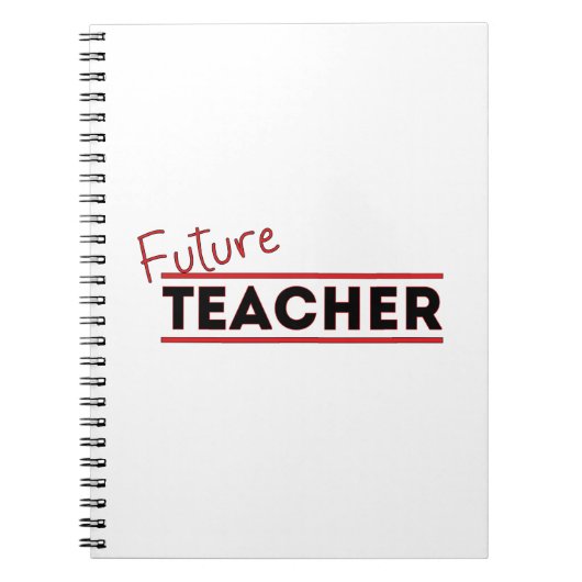 Toekomstige leraar notitieboek (Voorkant)