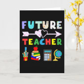 Toekomstige leraar om te zijn kaart (Gele Bloem)