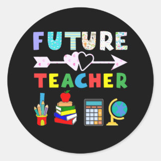 Toekomstige leraar om te zijn ronde sticker