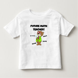 Toekomstige leraar Wiskunde Kinder Shirts