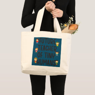 Toekomstige lerarendocent grote tote bag