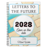 Toekomstige letters geheugen notitieboek (Voorkant)