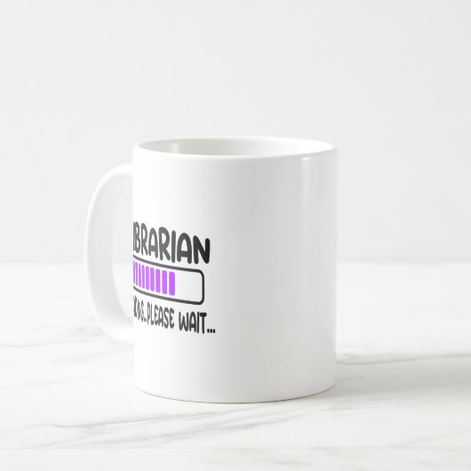 Toekomstige Librarian MLS Library Science Student  Koffiemok (Voorkant links)